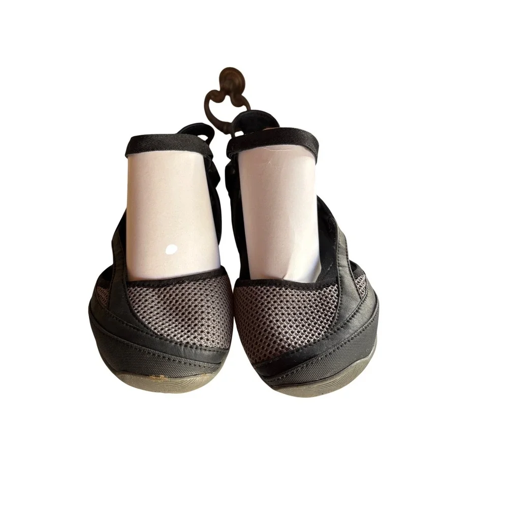 Teva Numa Mary Jane Shoes Womens 9 Black Leather Mesh Water Hiking 1005490 - Picture 1 of 7